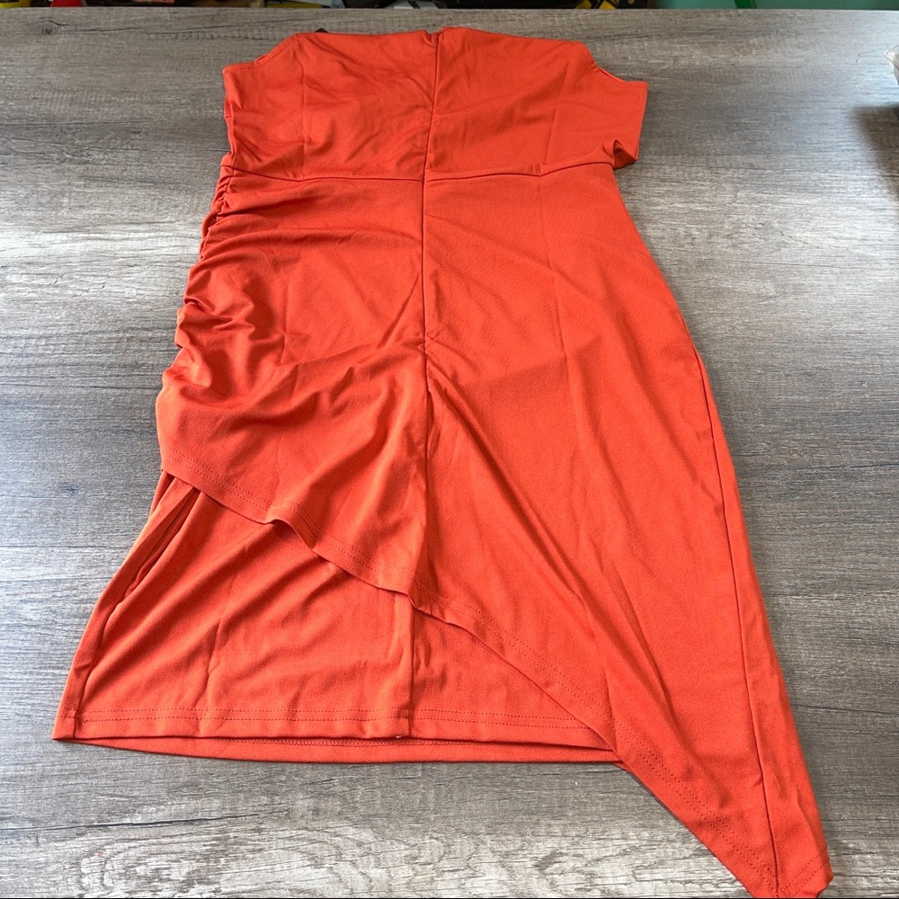 Halter Neck Bodycon Midi Cocktail Party Dress - Picture 5 of 7